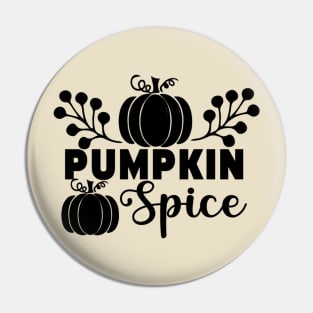 Pumpkin Spice Simple Lettering Pin