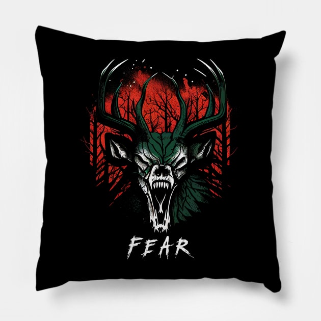 Bucks Fear II Pillow by Mikey