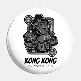 Kong Kong Monkey Ape Gorilla Pin