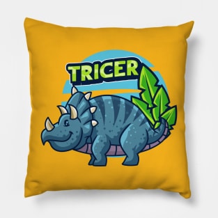 Cute Tricer Pillow