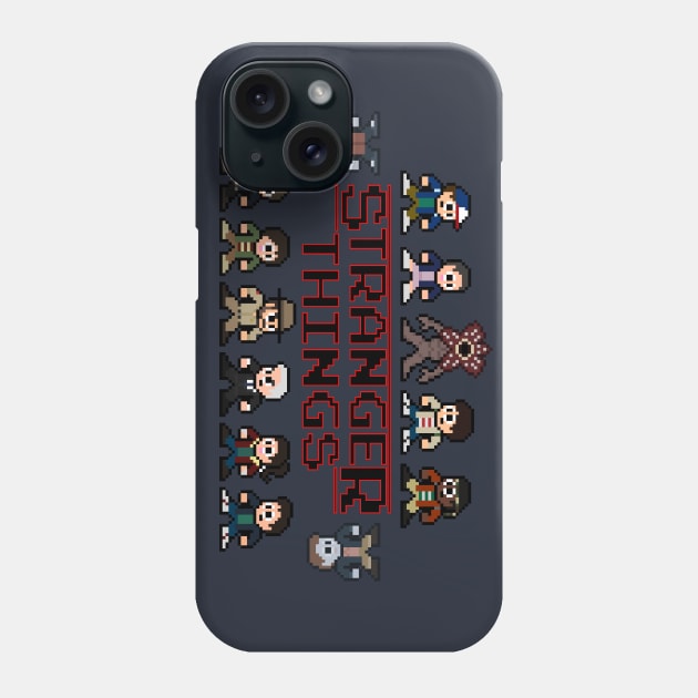 8-Bit Stranger Things Phone Case by 8-BitHero