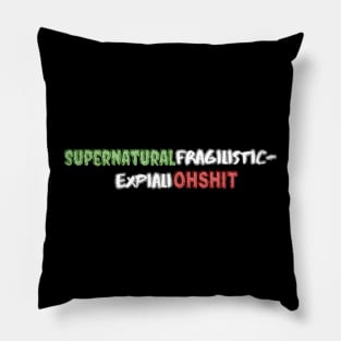 Supernatural Ohsh*t Pillow
