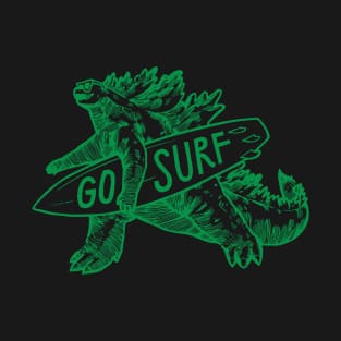 Dinosaur Surfing T-Shirt