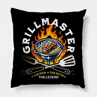 Grill Master The Man The Myth The Legend Pillow