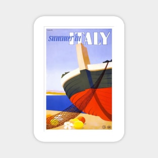 Vintage Travel - Summer in Italy Magnet