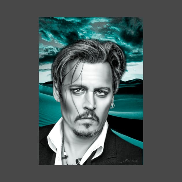 Depp Trial support Innocence Tribute to Jonny by Relaxing Art Shop