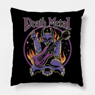 death metal Satanic Baphomet cat Pillow