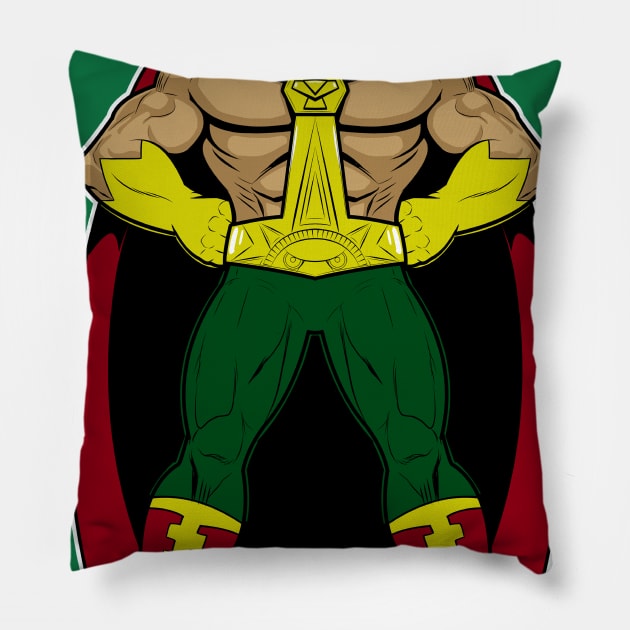 El Dorado Aztec Pillow by BlackActionTeesOnDemand