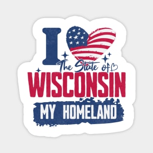 Wisconsin my homeland Magnet