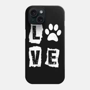 Love Cat Dog Phone Case