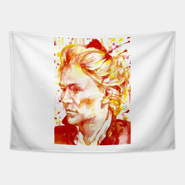 MATILDA JOSLYN GAGE watercolor portrait Tapestry by lautir