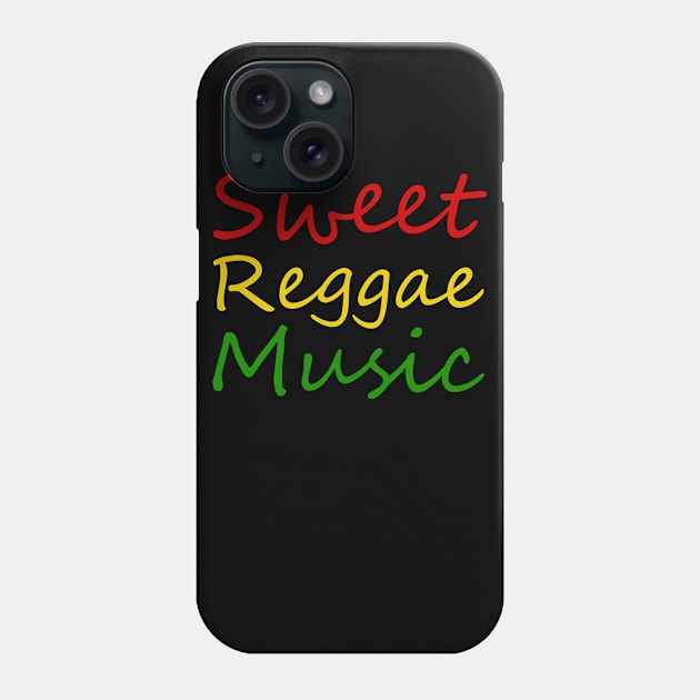 Sweet Reggae Music, Rasta, Jamaica Phone Case by alzo