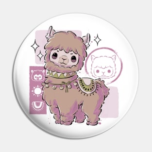 Cute Alpaca Pin