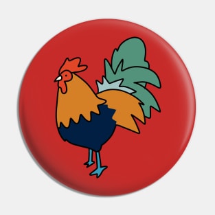 Rooster Pin