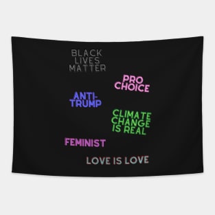 Liberal Sticker Pack Tapestry