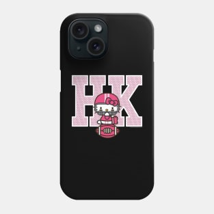 Funny meowy Pinkle Cat Spirit Cute Rugby Players Shirt Phone Case