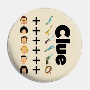 Clue movie t-shirt Pin