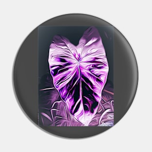 Colocasia in Purple Pin