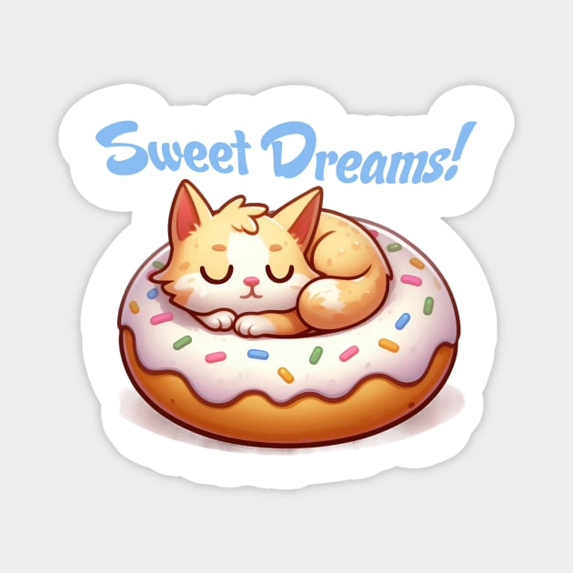 Sweet Dreams Illustration Magnet by Dmytro