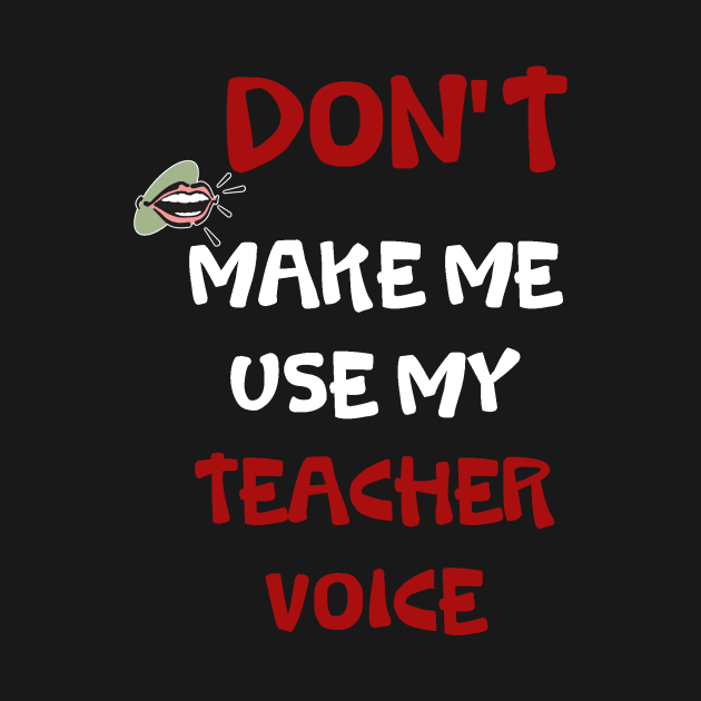 T-shirt for teachers by ZONZON