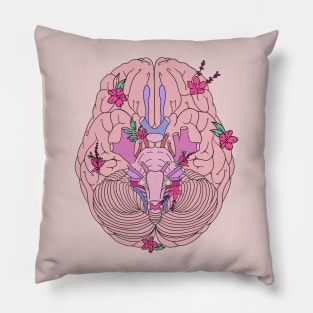 Floral brain Pillow