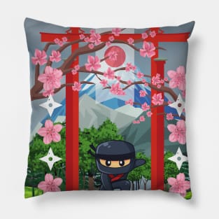 Stealth Blossoms Pillow