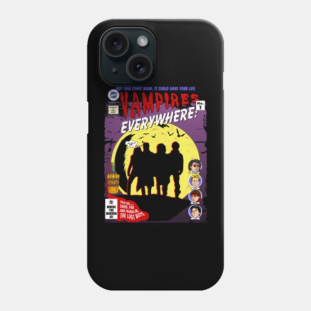 Vampires everywhere, Dwayne, David, Paul and Marko are The Lost Boys Phone Case by DaveLeonardo