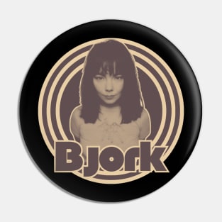 Bjork vintage Pin