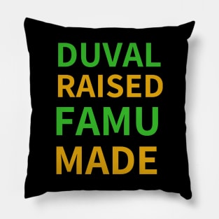 DUVAL RAISED FAMU MADE Pillow