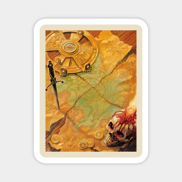 Monkey Island 2: Lechuck's Revenge Back Art Magnet by Zagreba