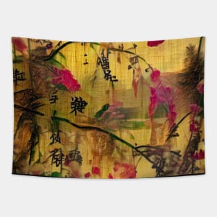 Oriental Painting. Japanese style Tapestry