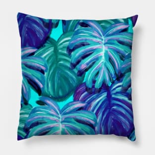 Palm Springs Neon Party Pattern Pillow