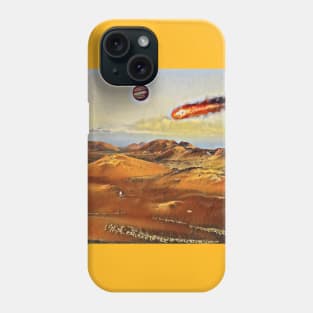 Marte - naranja geométrico Phone Case