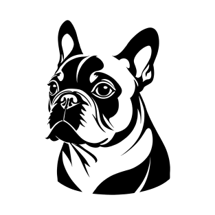 Adorable Vector Simple French Bulldog T-Shirt