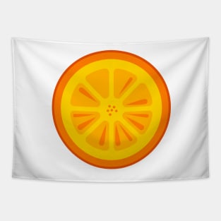 Orange Fruit Slice Tapestry
