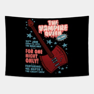 The Vampire Queen Music Poster Tapestry