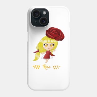 Rose Flower Girl Phone Case