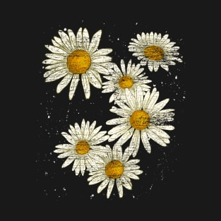 Botanical Gardener Daisy Lover Floral Nature Daisy Flower T-Shirt