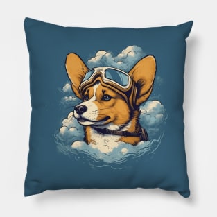 Aviator dog Pillow