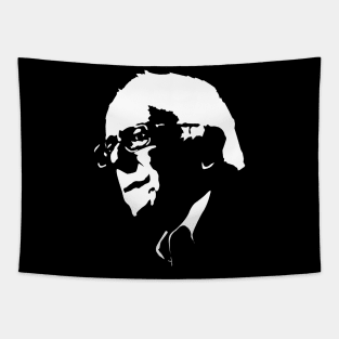 Bernie Sanders Silhouette - Democratic Socialist, Medicare For All, Bernie 2020, Feel The Bern Tapestry