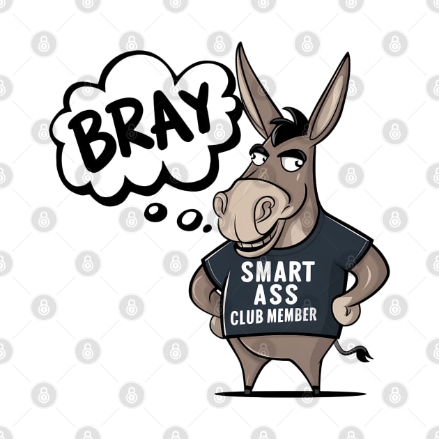 Donkey Smart Ass Club Member by NomiCrafts