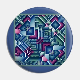 Directions abstract design Pin