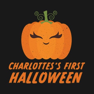 Charlotte's First Halloween | Baby Charlotte My First Halloween Personalised Name T-Shirt