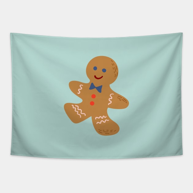Gingerbread man Tapestry by DanielK