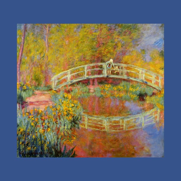 Christopher Robin & Winnie-The-Pooh on Monet’s bridge by Adam Thornton Illustration