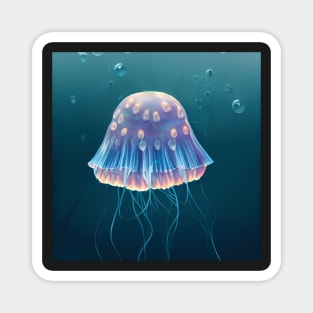 Beautiful Jellyfish Magnet