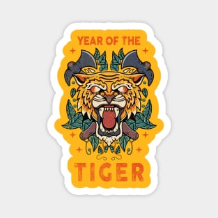 Happy Chinese New Year 2022 Year of the Tiger Horoscope Magnet