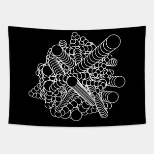 circles geometric tubes Tapestry