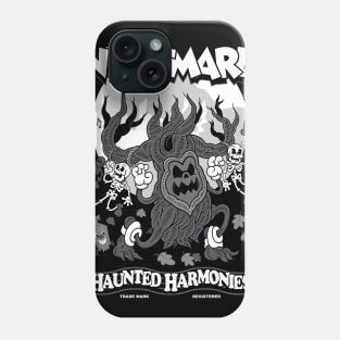 Haunted Harmonies - Vintage Cartoon Halloween - Creepy Cute Goth Horror Phone Case