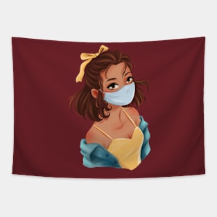 Inspiration Autumn Girl Tapestry